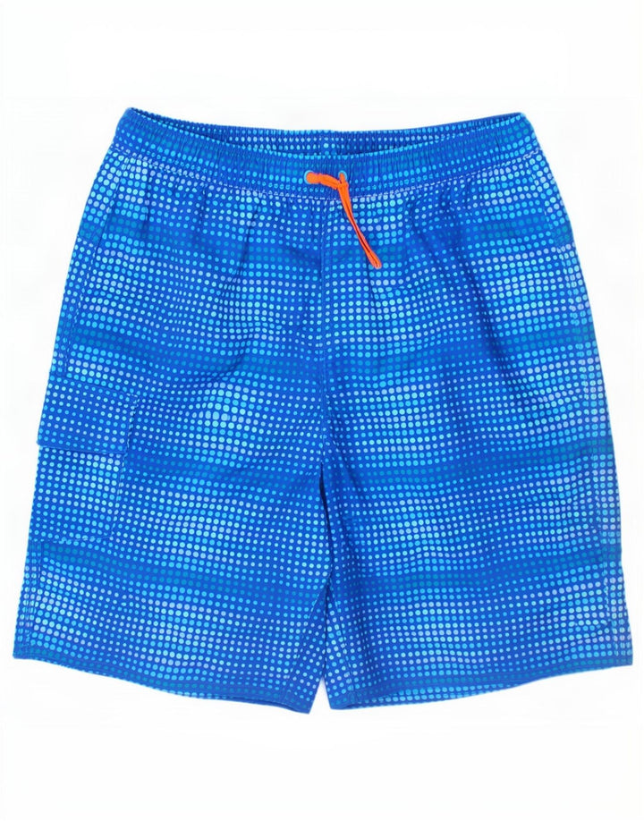 Pantaloni scurți de înot L.L.Bean Boys 15-16 ani poliester cu pete albastre