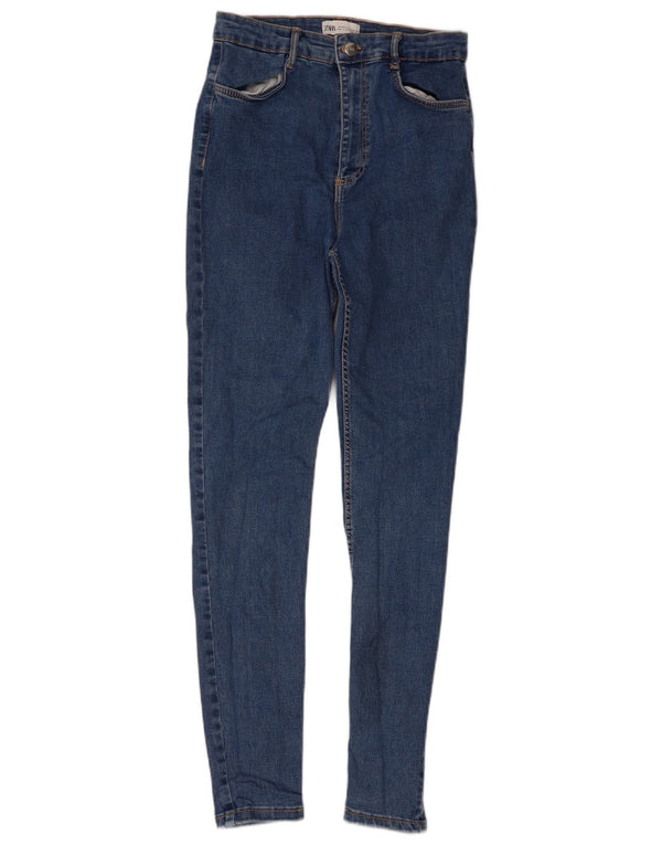 Blugi skinny dama Zara EU 40 Medium W30 L29 Albastru