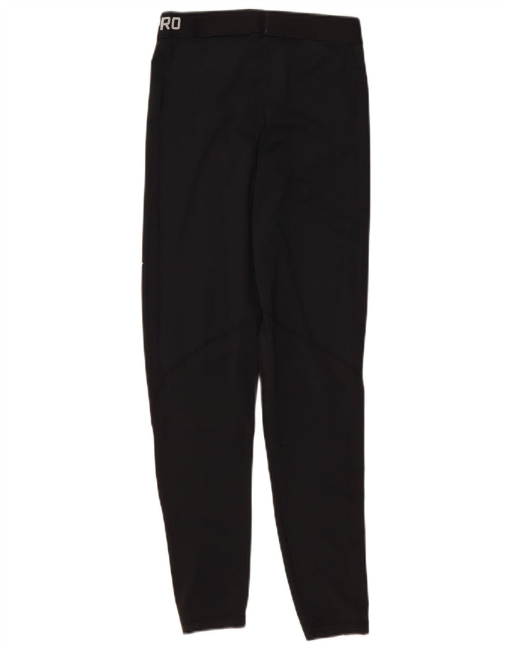 Leggings Nike Dri Fit Graphic pentru femei UK 12 Poliester mediu negru
