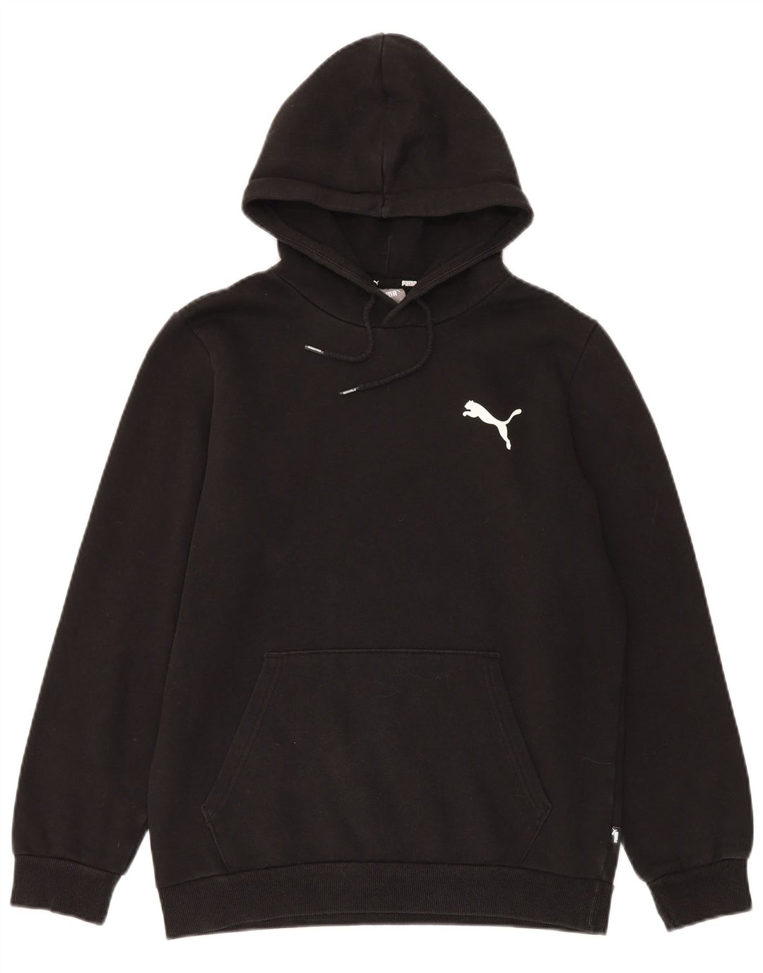 Pulover Puma pentru bărbați, bumbac mic, negru