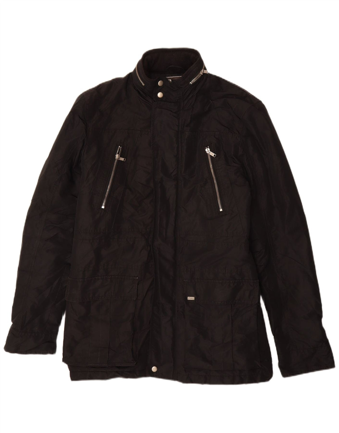 LEE Mens Utility Jacket UK 42 XL Black Polyester