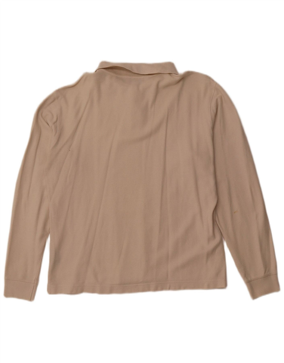 Tricou polo pentru bărbați FILA cu mânecă lungă, bej mediu