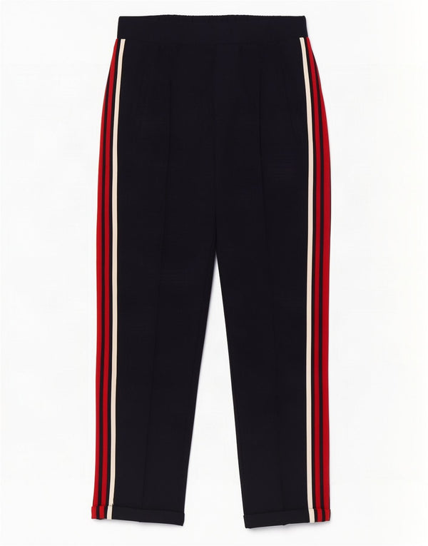 Pantaloni Drepți Casual Zara Femei Mici L26 L25 Bleumarin Poliester