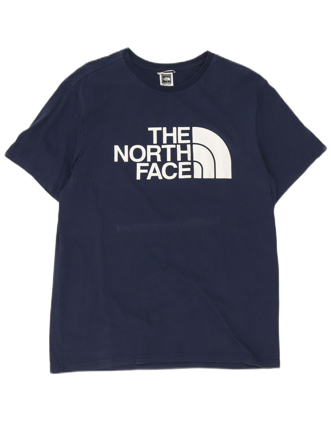Tricou grafic pentru bărbați The North Face Top mediu din bumbac bleumarin