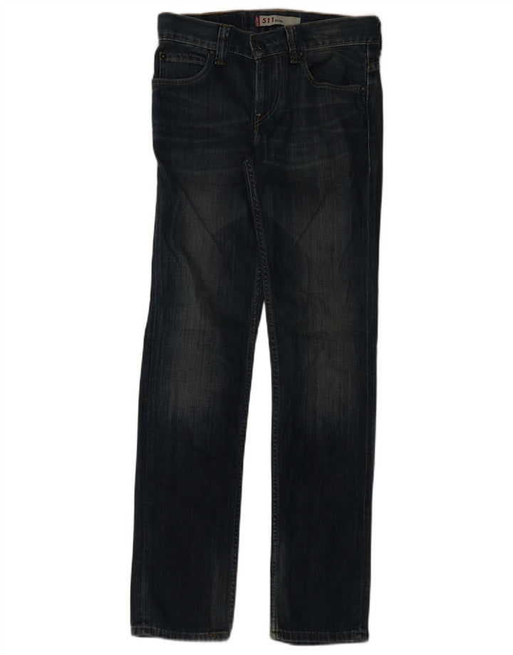 Blugi pentru bărbați Levi's 511 Slim W31 L34 Bumbac bleumarin