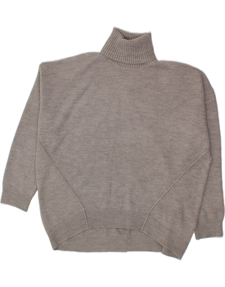 FRENCH CONNECTION Womens Roll Neck Jumper Sweater UK 16 Large Grey Vintage French Connection and Second-Hand French Connection from Messina Hembry 