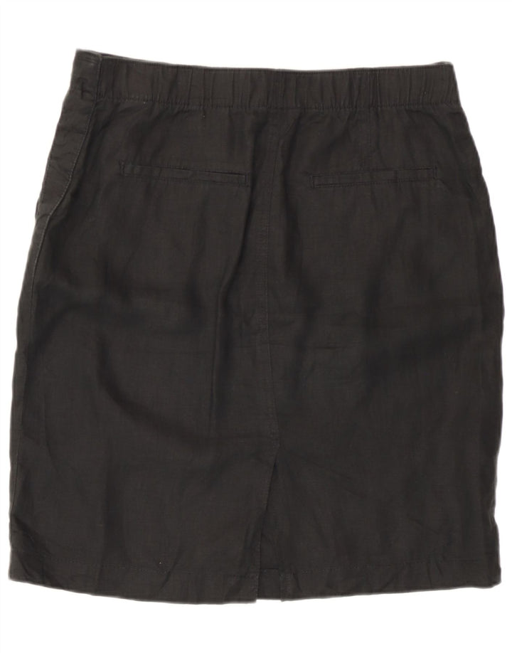 Fusta dreaptă pentru femei Marks & Spencer UK 12 Medium W32 in negru