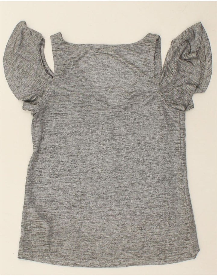 OASIS Womens Blouse Top UK 6 XS Grey Polyester Vintage Oasis and Second-Hand Oasis from Messina Hembry 