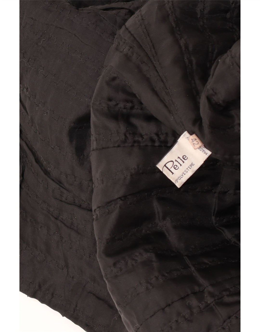 Palton din piele vintage pentru femei IT 42 Piele neagră medie