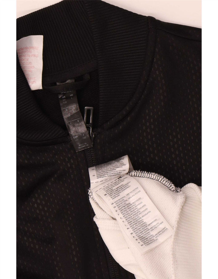 Jachetă de trening pentru băieți Adidas 13-14 ani, negru, poliester