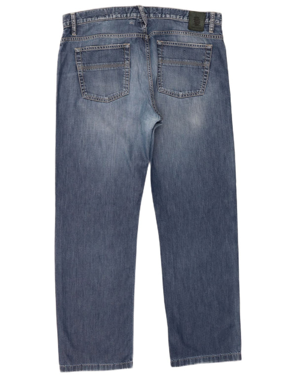 Blugi drepti pentru bărbați Marina Yachting W36 L29 Albastru