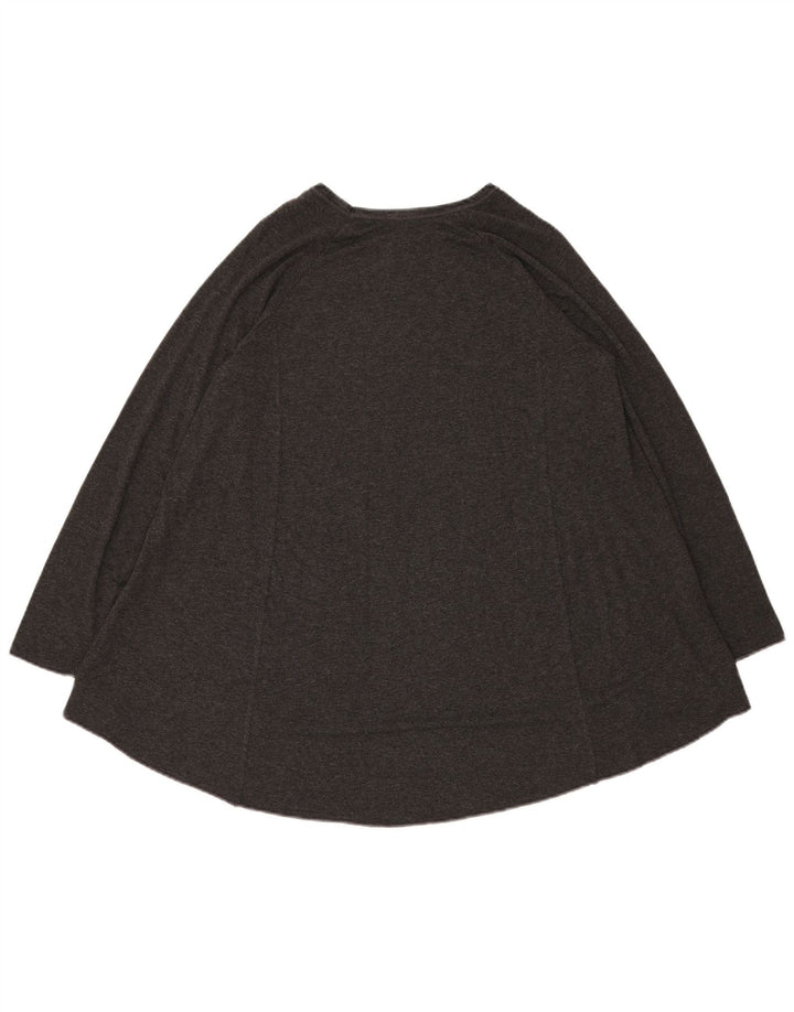 Top cu tunică supradimensionată pentru femei Zara UK 16 Large Gri