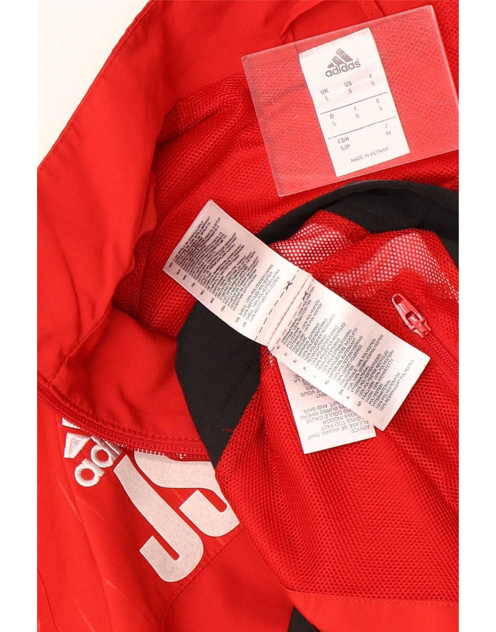 Jachetă de top pentru trening Adidas TSV Loccum pentru bărbați, roșu, poliester color bloc
