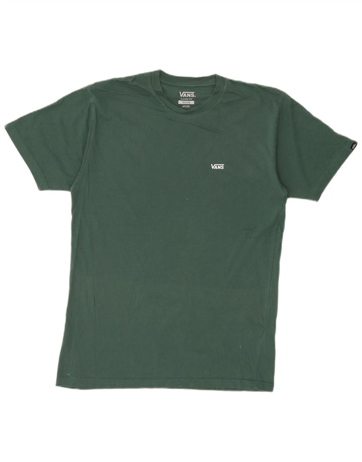 Tricou VANS Classic Fit pentru bărbați Top din bumbac verde mediu
