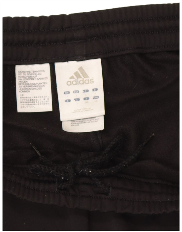 Pantaloni de trening Adidas pentru bărbați, mari, negru, poliester