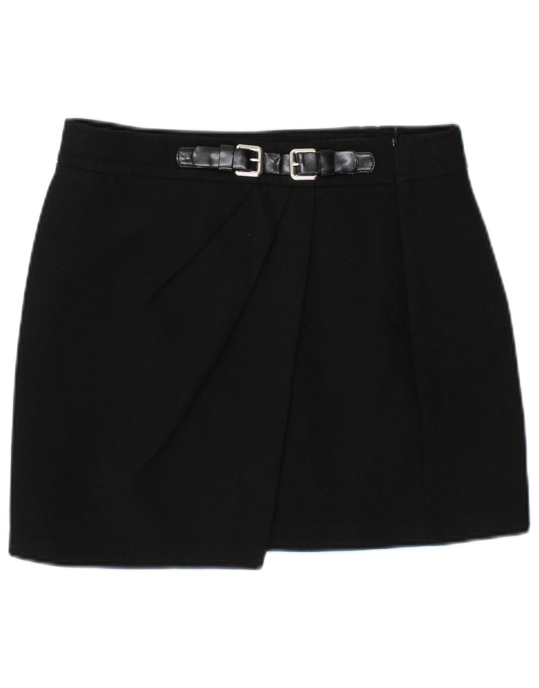 Fusta Mini Zara Femei Mic W27 Poliester Negru