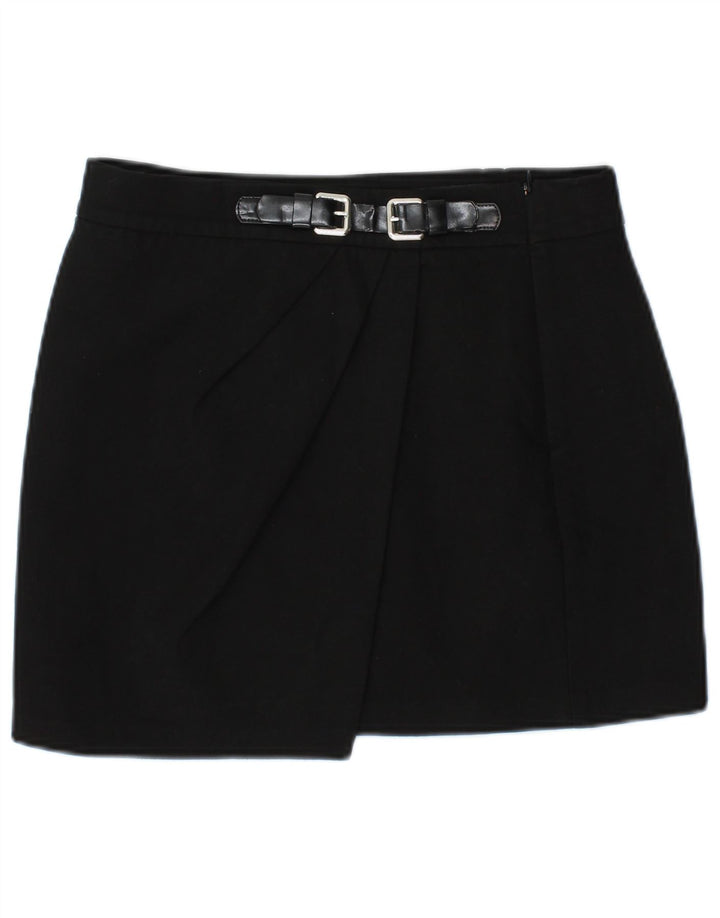 Fusta Mini Zara Femei Mic W27 Poliester Negru