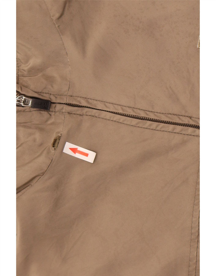 Jachetă Napapijri Geographic Windbreaker pentru băieți 9-10 ani, bej, poliamidă