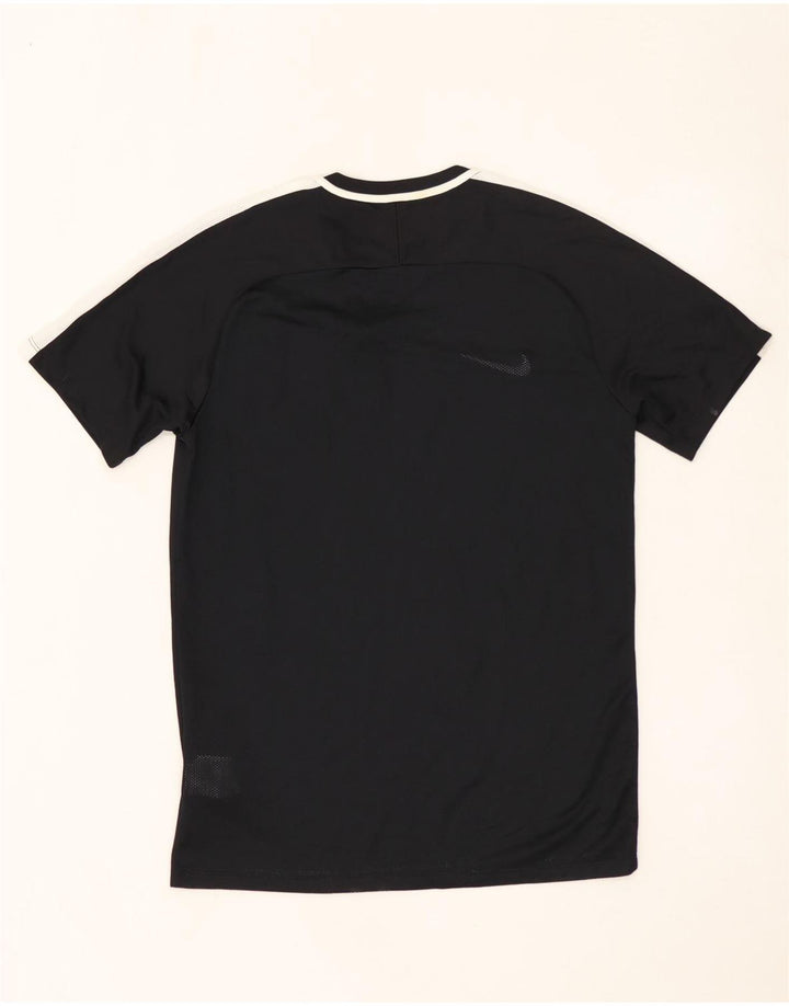 Tricou Nike Dri Fit pentru bărbați Top Mediu Negru Poliester Bloc de culoare