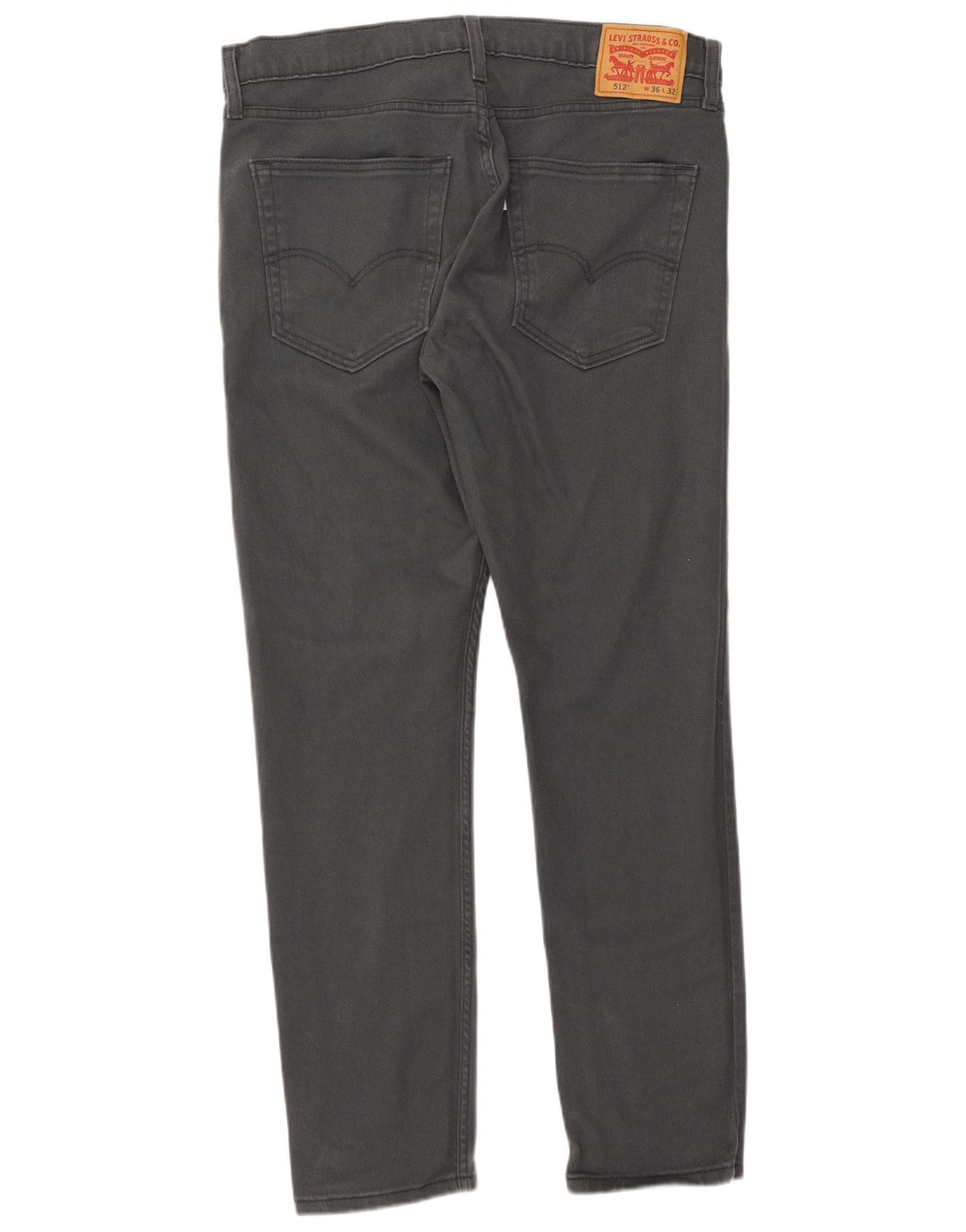 Blugi conici pentru bărbați Levi's 512 Slim Tapered W36 L32 gri