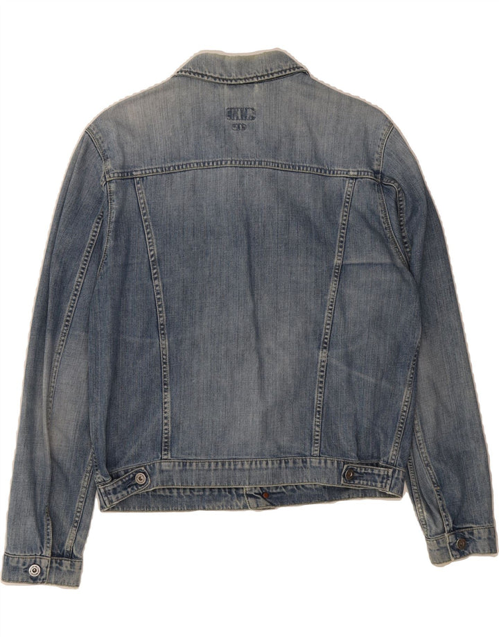 MUSTANG Womens Denim Jacket UK 16 Large Blue Cotton Vintage Mustang and Second-Hand Mustang from Messina Hembry 