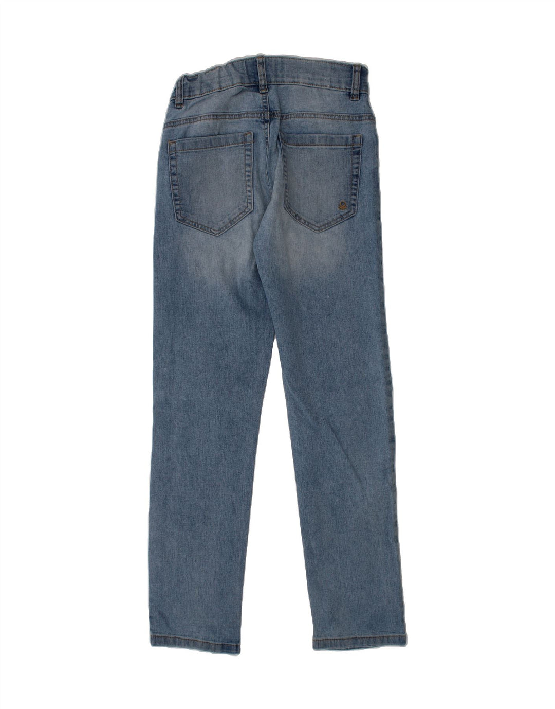BENETTON Boys Slim Jeans 7-8 Years Blue Vintage Benetton and Second-Hand Benetton from Messina Hembry 