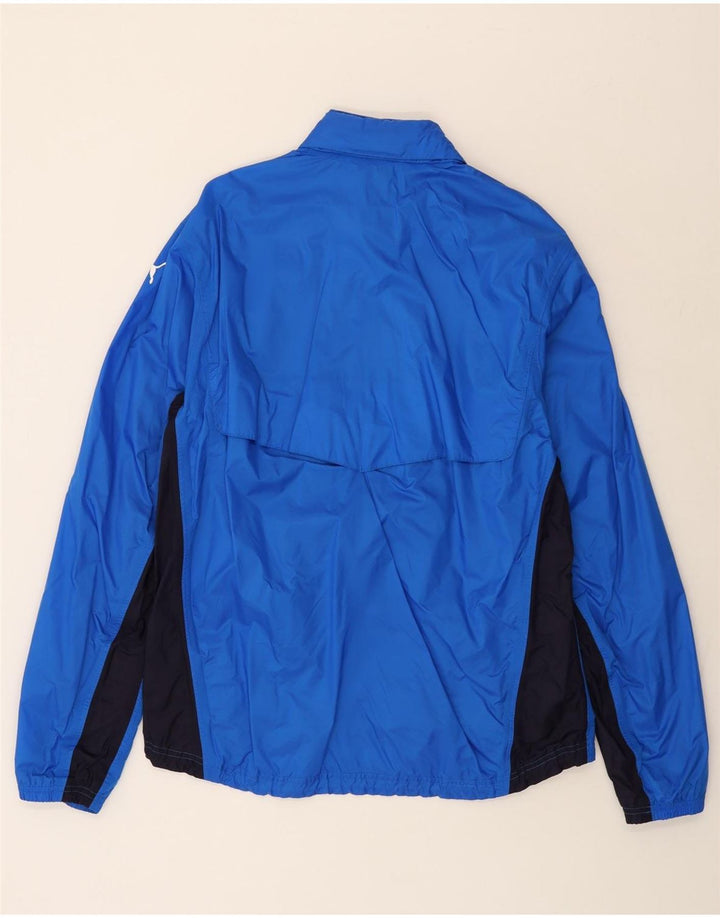 Jachetă de ploaie cu glugă grafică PUMA pentru bărbați, UK 40, mare, albastru, din nailon