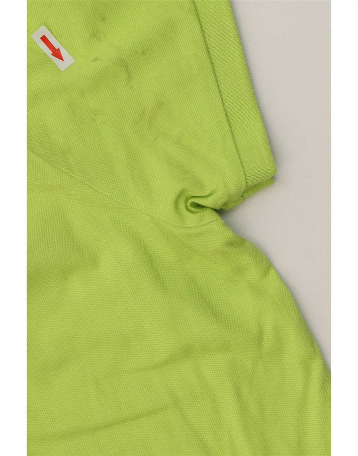 Tricou polo pentru bărbați Diadora, bumbac verde mediu