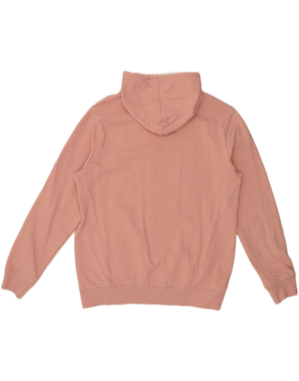 Pulover cu glugă supradimensionat cu grafic Levi's pentru femei UK 16, bumbac mare, roz
