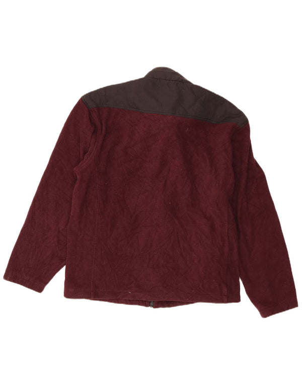 Jachetă fleece pentru bărbați Champion UK 40 Maroon Colorblock Poliester