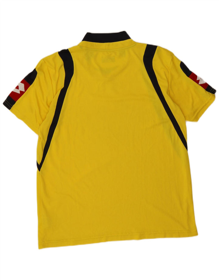 Tricou Bărbați Lotto Top 2XL Galben Poliester Bloc de culoare