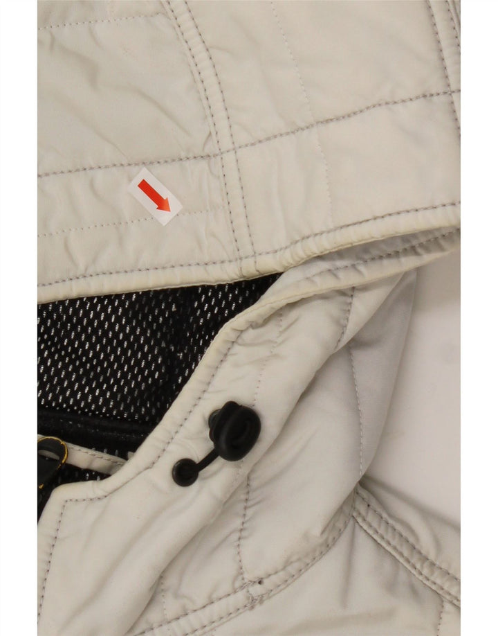 Jachetă bomber cu glugă pentru femei REFRIGWEAR UK 14 Poliamidă albă medie