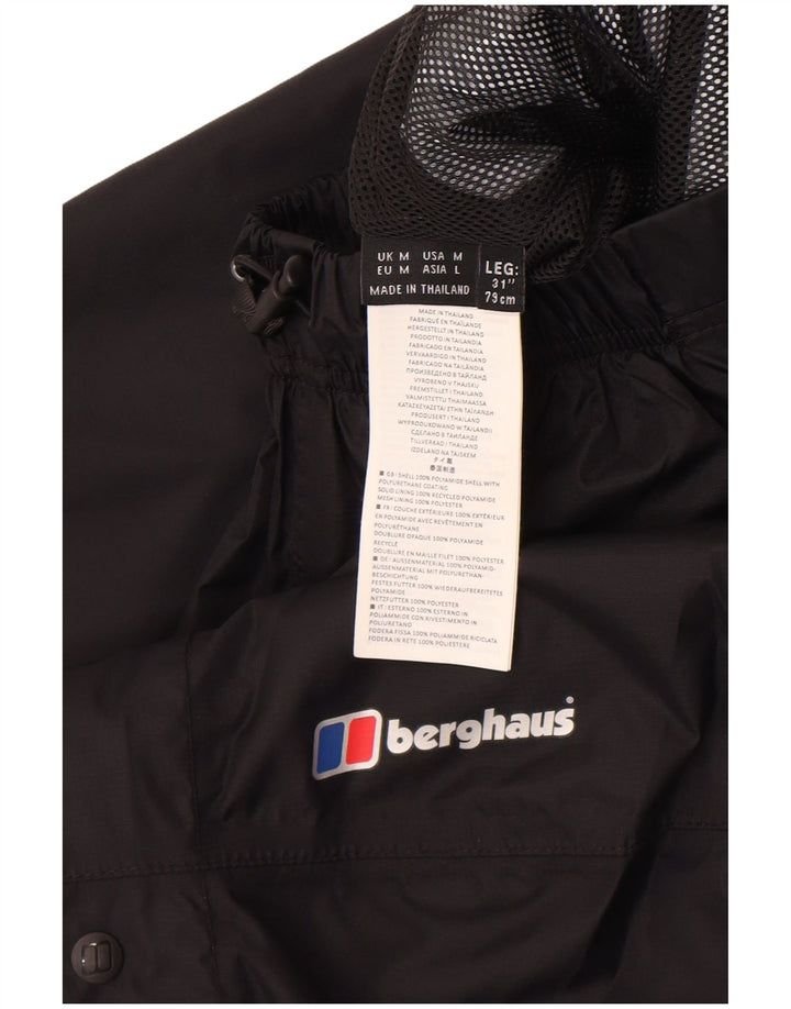Pantaloni impermeabili pentru bărbați Berghaus, poliamidă neagră medie