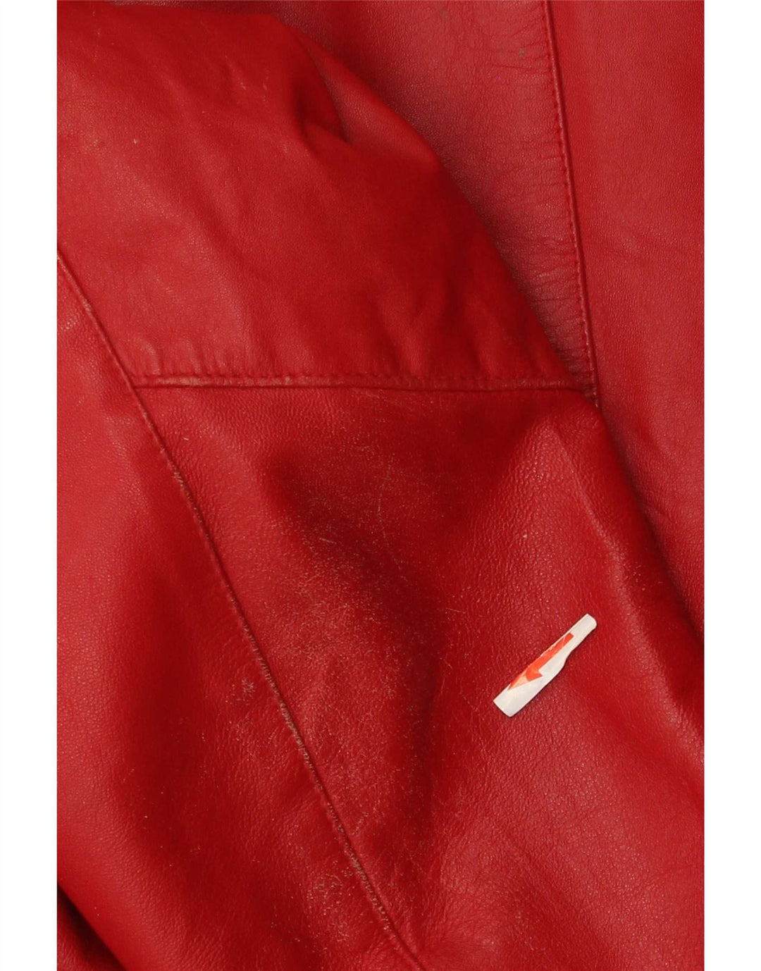 Jachetă de piele Yuppie Crop pentru femei EU 40 Medium Red