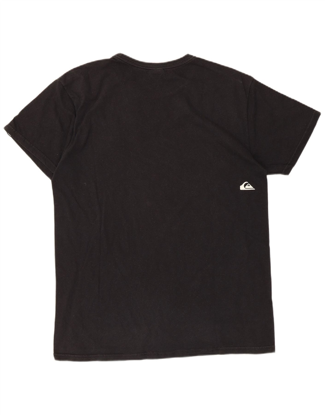 Tricou grafic Quiksilver pentru bărbați Top mediu din bumbac negru
