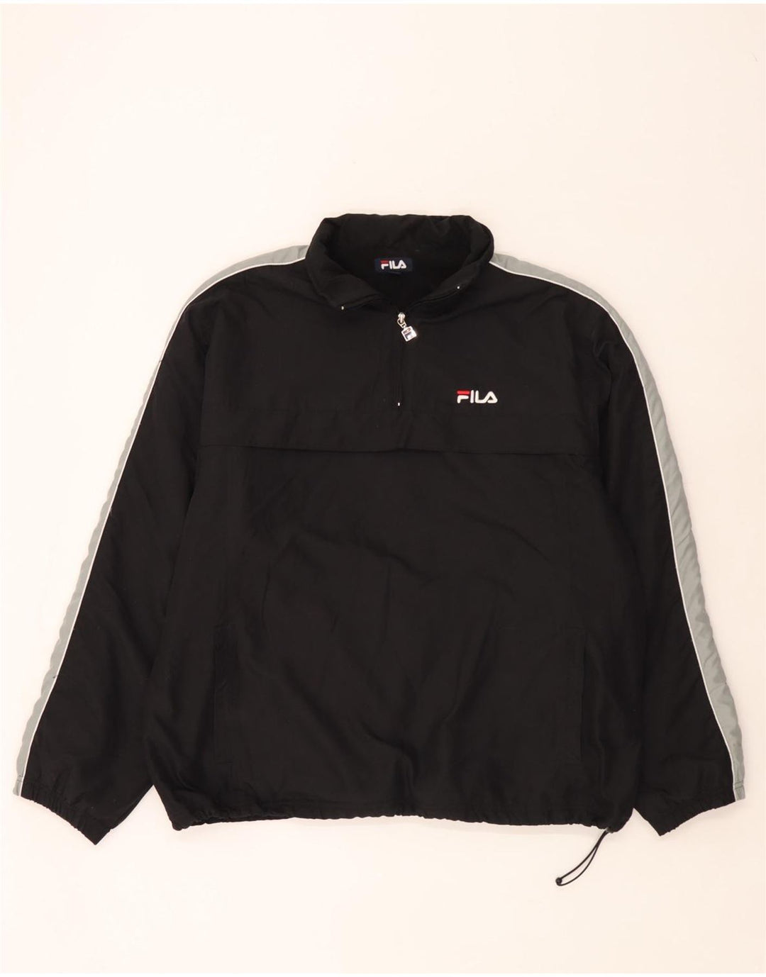 Jachetă pentru bărbați Fila Pullover Windbreaker UK 42 XL Poliester negru