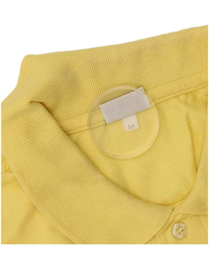 Tricou polo pentru bărbați Diadora, bumbac galben mediu