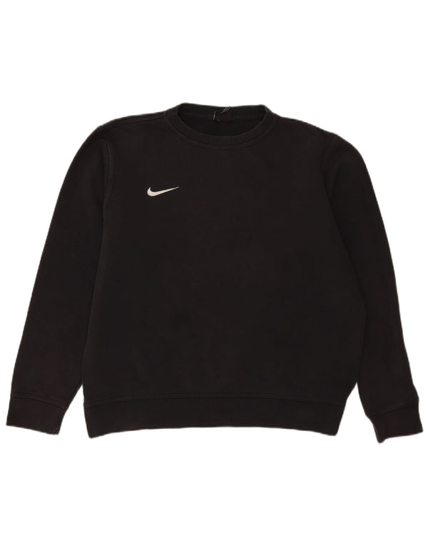 Hanorac pentru bărbați Nike Pulover mare, negru, bumbac