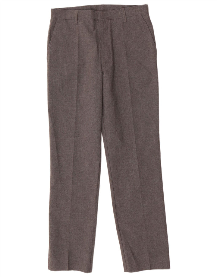 Pantaloni pentru costum băieți Marks & Spencer 12-13 ani L28 L28 Gri Poliester