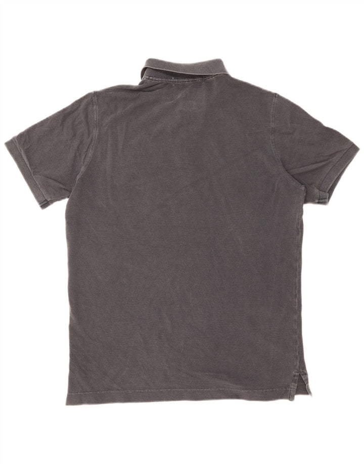 U.S. Polo Assn. Tricou polo pentru bărbați din bumbac gri mediu
