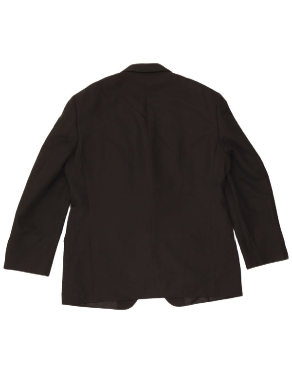 Jachetă pentru bărbați Marks & Spencer, cu 3 nasturi, UK 42 Poliester negru mare