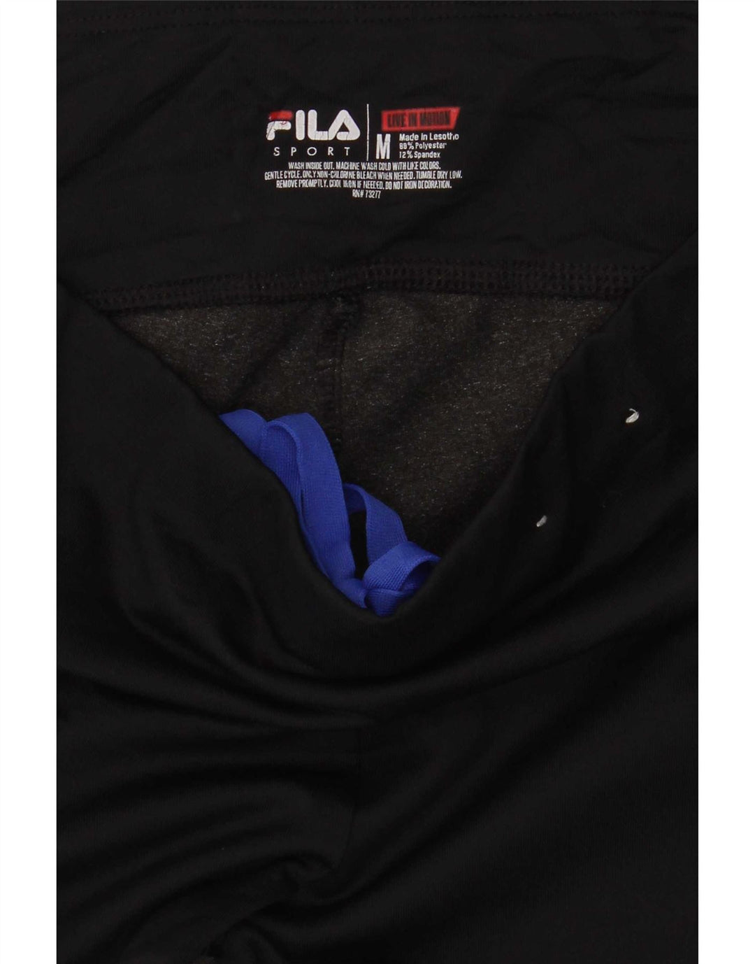 Leggings Capri Fila pentru femei UK 14 Medium Black Colorblock Poliester