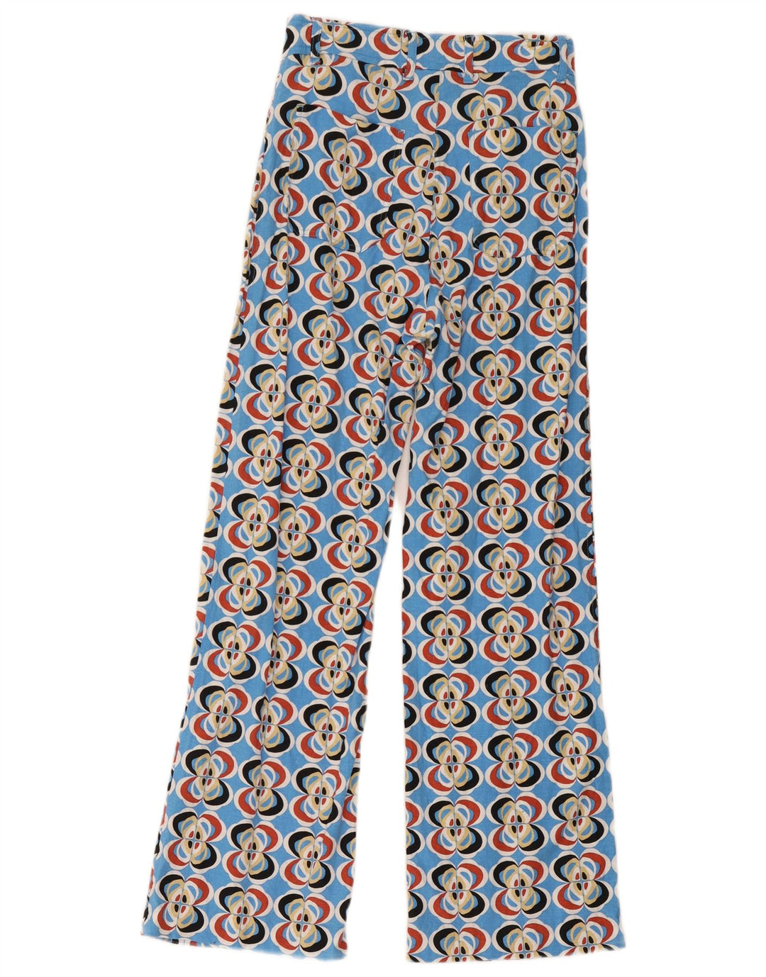 Pantaloni casual pentru femei Zara cu model abstract XS W24 L28 multicolori
