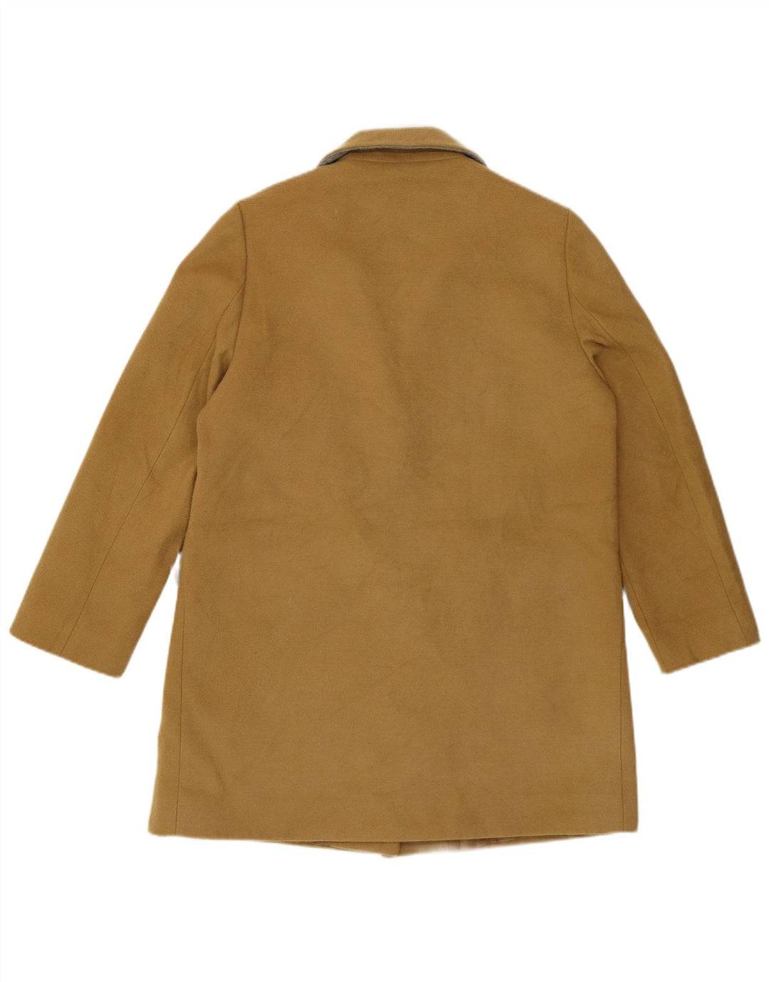 Topshop pardesiu supradimensionat pentru femei UK 10 mic poliester galben