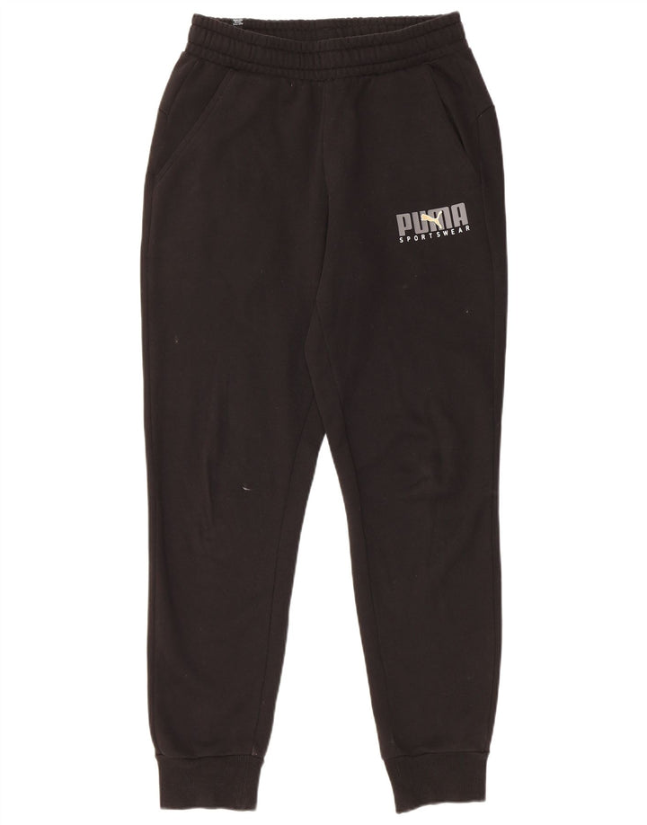 Pantaloni de trening cu grafică Puma pentru bărbați Pantaloni de jogging mici, negru