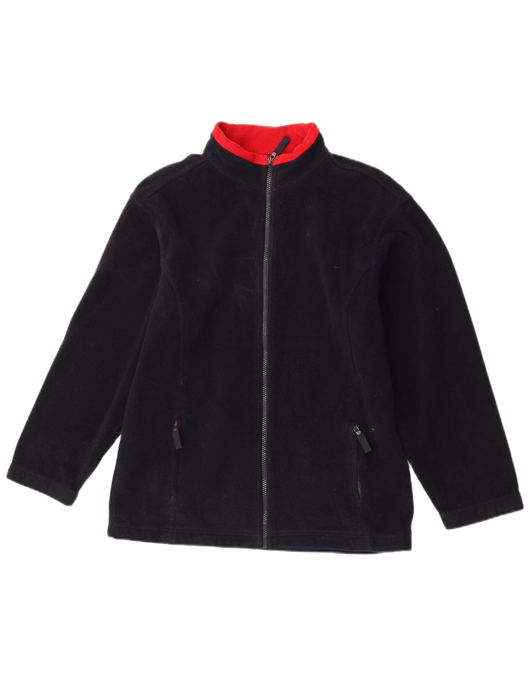 Jachetă fleece pentru bărbați Marks & Spencer UK 36 Mic albastru marin colorblock