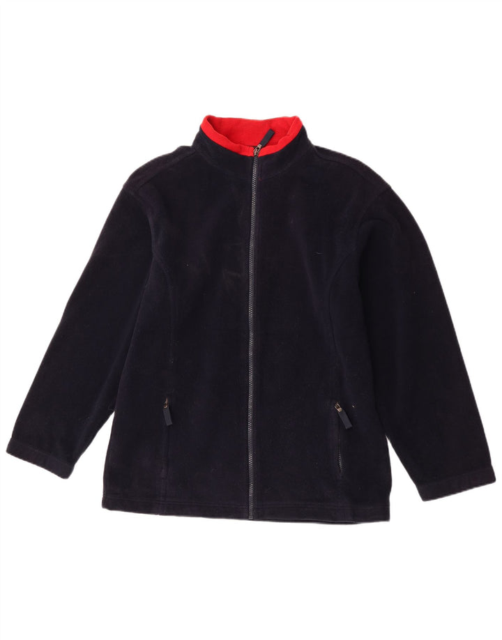 Jachetă fleece pentru bărbați Marks & Spencer UK 36 Mic albastru marin colorblock