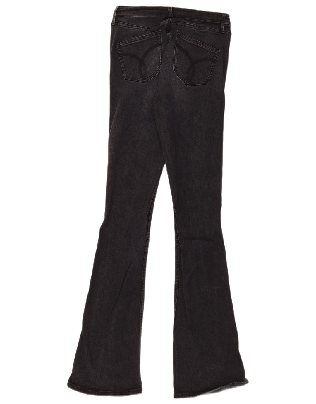 Blugi Calvin Klein pentru femei Slim Bootcut W28 L32 Lyocell negri