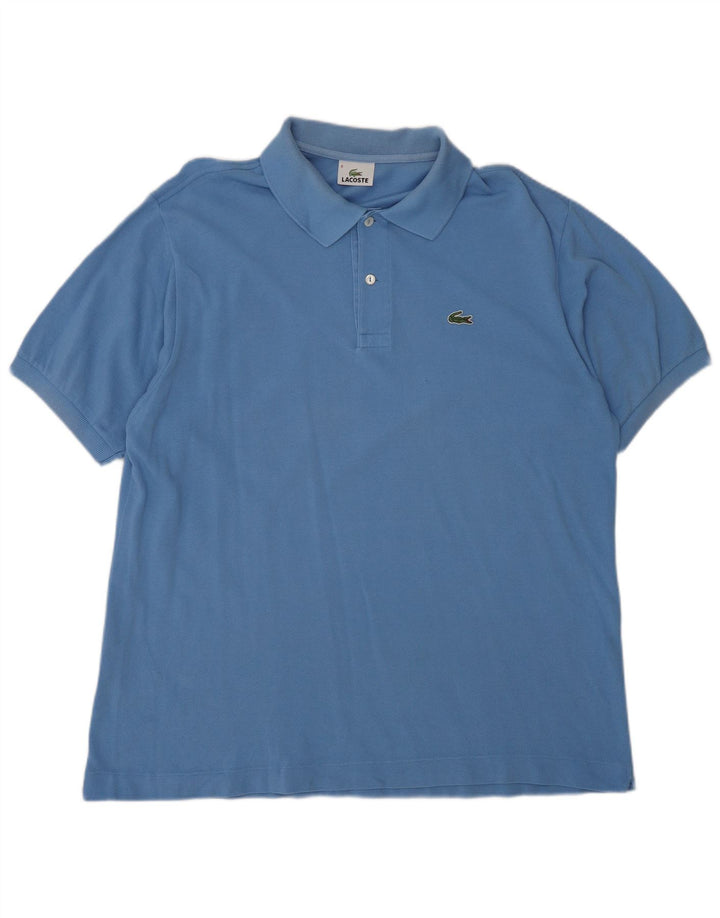 Tricou polo pentru bărbați LACOSTE Mărimea 6 XL Bumbac albastru