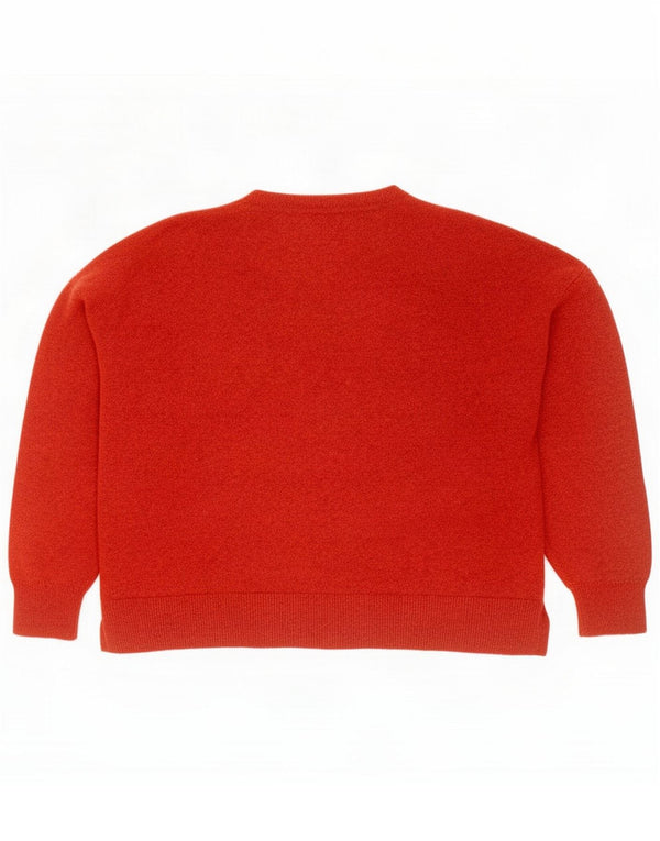 Marks & Spencer Pulover supradimensionat pentru femei cu gât de barcă UK 18 XL Red